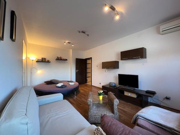 Na zdjęciu widoczny jest obiekt Donna's Apartment,1 Bedroom at Lozenets district położony w mieście Sofia.