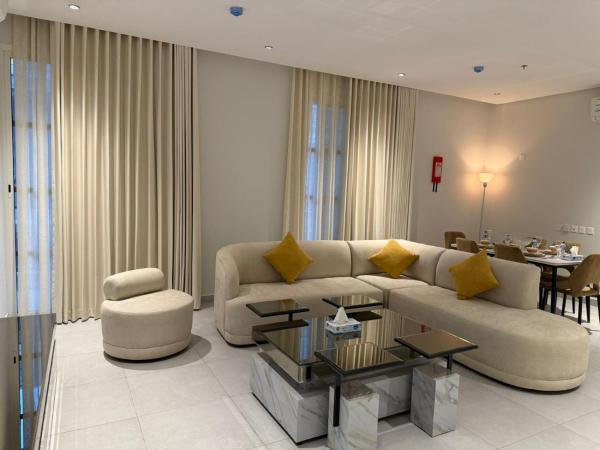 A la foto es mostra l'objecte Alnader Luxury Apartment situat a la ciutat de Riad.