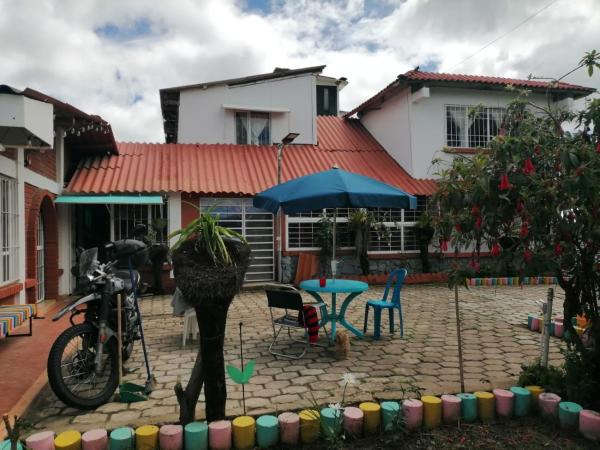 På billedet ses objektet Hostal las margaritas beliggende i byen Consacá.