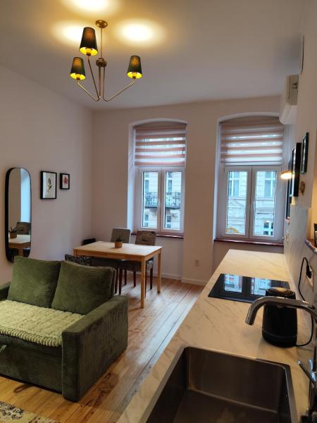 照片显示了位于Legnica市的Apartament ZIELONY Legnica物件。