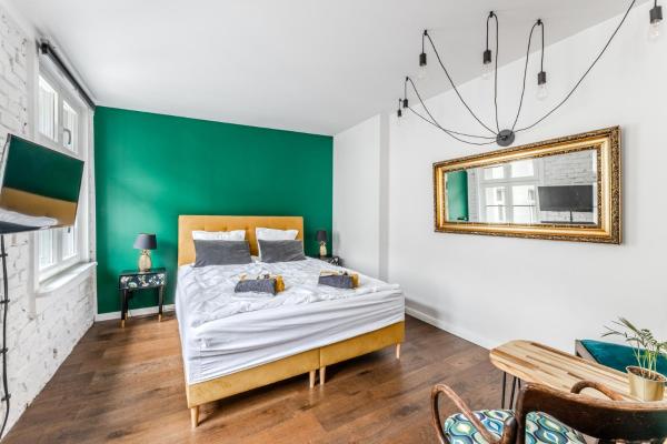 På bildet vises objektet Green Door Mostowa som ligger i byen Toruń.