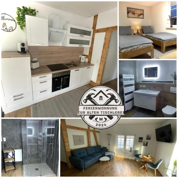 På bildet vises objektet Ferienwohnung zur alten Tischlerei som ligger i byen Stadtroda.