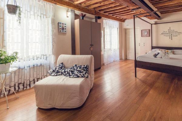 Auf dem Foto ist das Objekt La casa di Greta in der Stadt Lucca zu sehen.