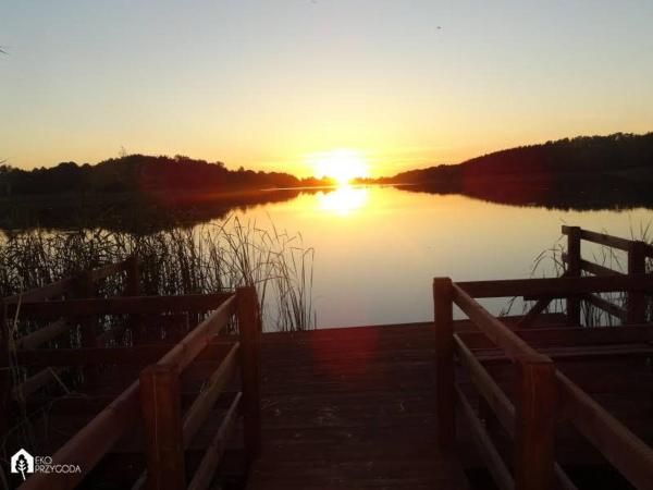 På bildet vises objektet Domek nad stawem som ligger i byen Goreń Duży.