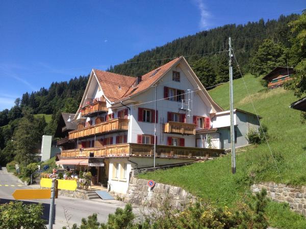 The photo shows the Hotel Sterne located in the city of Beatenberg.