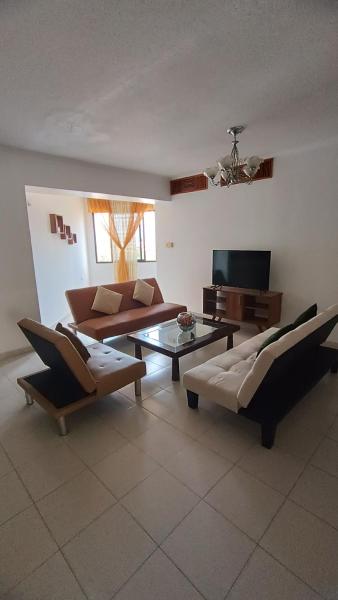 På bildet vises objektet Comfortable and perfect location in Lechería som ligger i byen Morro de Barcelona.