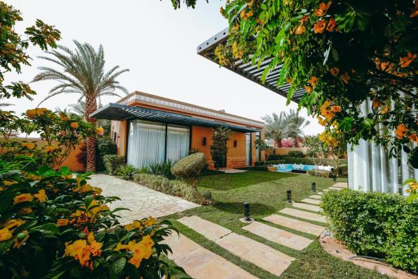 Na foto é possível ver o objeto Aseel Limited for Holiday Homes - Chalets - Economic localizado na cidade de Riyadh.