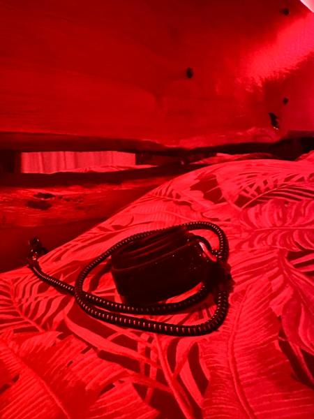 A la foto es mostra l'objecte Loveroom en bords de Meuse situat a la ciutat de Floing.