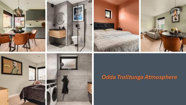 Auf dem Foto ist das Objekt Odda Trolltunga Atmosphere in der Stadt Odda zu sehen.