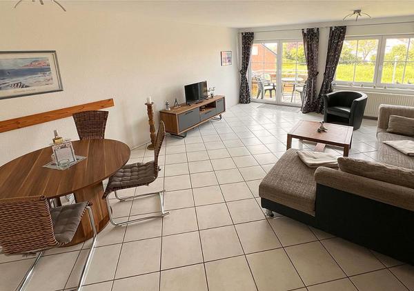 A la foto es mostra l'objecte Ferienwohnung Deichbrise situat a la ciutat de Dorum Neufeld.