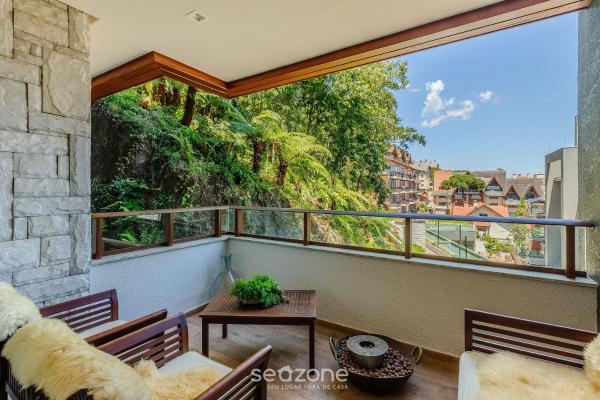 A la foto es mostra l'objecte Belíssimo apto no centro Gramado-RS LAR0406 situat a la ciutat de Gramado.