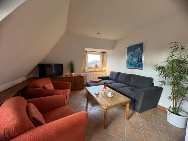Na fotografii je vidět objekt Ferienwohnung im DikWai Fewo A, Dikwai, Rantum nacházející se ve městě Rantum.