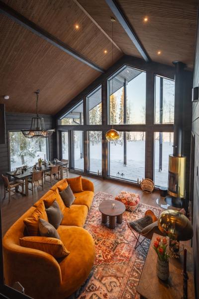 A la foto es mostra l'objecte Villa Asteli Pyhätunturi situat a la ciutat de Pyhäjärvi.