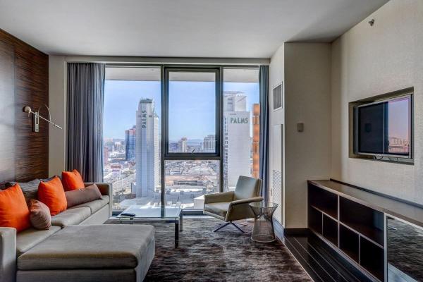 Na foto é possível ver o objeto Luxury Strip View Studio- Palms Place localizado na cidade de Las Vegas.
