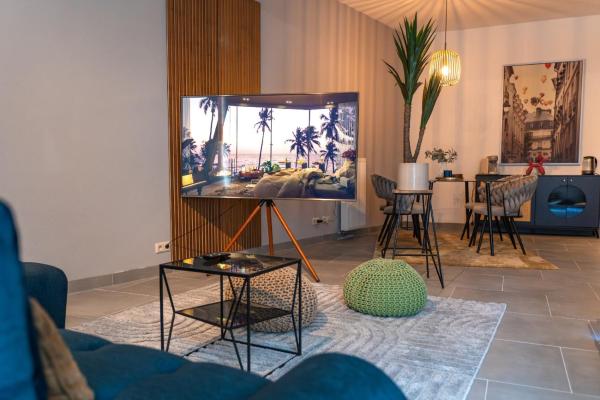 Nella foto è visibile l'oggetto EIN Zi APARTMENT ZENTRUM WLAN PARKPLATZ 01 situato nella città di Offenbach.