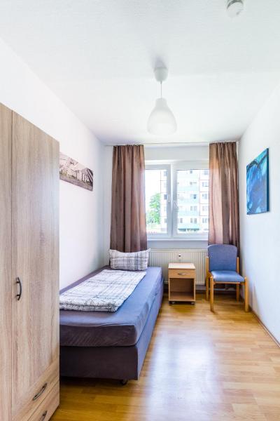 A la foto es mostra l'objecte Gemütliche Monteurwohnung in Sandersdorf situat a la ciutat de Heideloh.