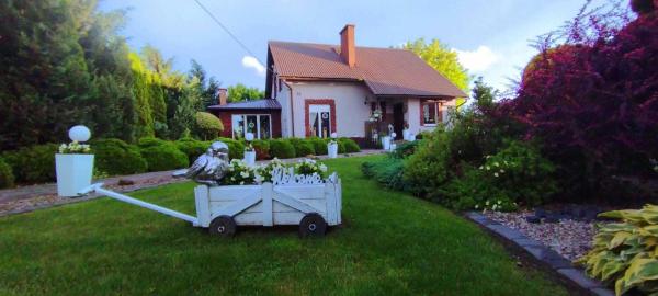 写真にはKlocek市にあるAgroturystyka u Lusiが写っています。