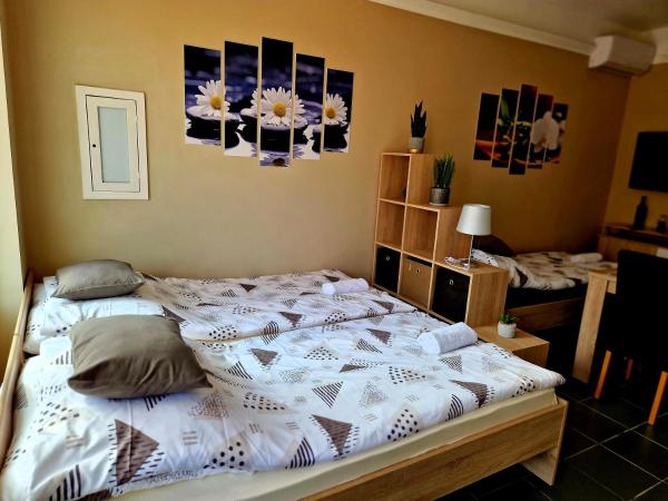 A la foto es mostra l'objecte Két Sirály Apartman situat a la ciutat de Siklós.