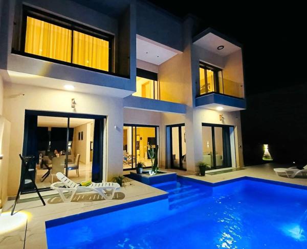Na fotografii je vidět objekt Heated pool villa with hammam in Targa nacházející se ve městě Marakéš.