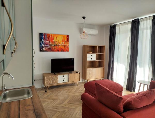 På billedet ses objektet Brand new apartment near Iulius Mall and center beliggende i byen Timişoara.