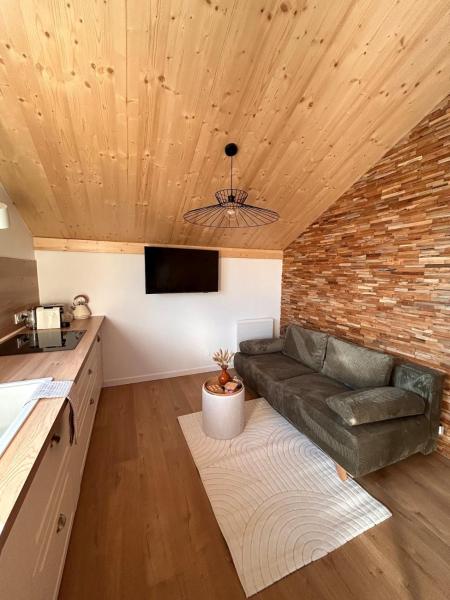 写真にはSaint-Germain-sur-Rhône市にあるLe Mélèze, chaleureux appartement 4pers près de Genève & Annecyが写っています。