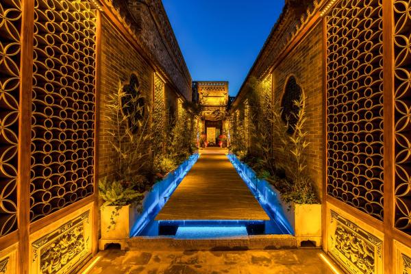 A la foto es mostra l'objecte Lishè Hotel situat a la ciutat de Pingyao.