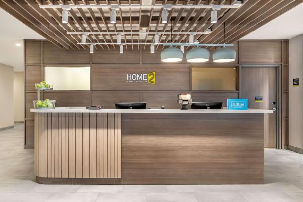 The photo shows the Home2 Suites By Hilton Reynoldsburg Columbus East located in the city of Summit Station.