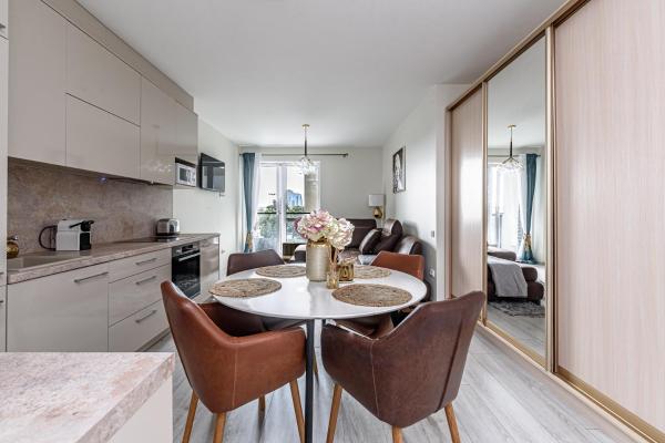 A la foto es mostra l'objecte Studio in Vilnius, 502 situat a la ciutat de Vílnius.