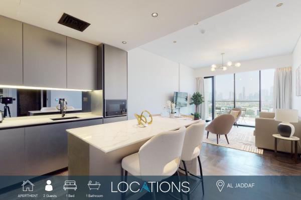 Na fotografii je vidět objekt O Ten, Al Jaddaf - Smart One Bedroom nacházející se ve městě Dubaj.