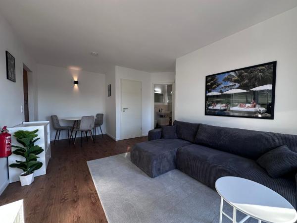 På billedet ses objektet Flussblick Living Apartment beliggende i byen Leipzig.