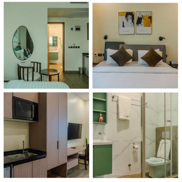 A la foto es mostra l'objecte Classic Studio Apartment situat a la ciutat de Lagos.