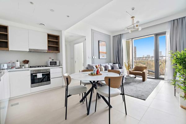 Na zdjęciu widoczny jest obiekt Silkhaus furnished 1BDR in Downtown new tower położony w mieście Dubaj.