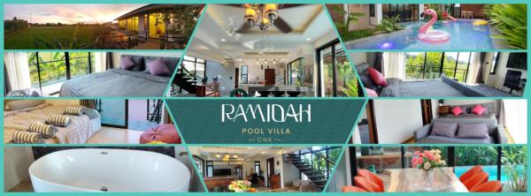 Auf dem Foto ist das Objekt Ramidah Pool Villa CNX Chiang Mai in der Stadt San Kamphaeng zu sehen.
