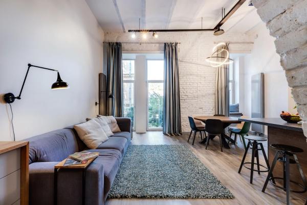 A la foto es mostra l'objecte Old Brewery Loft in Paupys by Urban Rent situat a la ciutat de Vílnius.