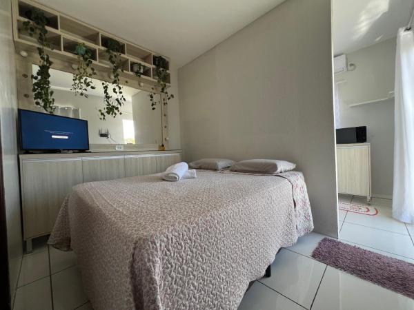 A la foto es mostra l'objecte Apartamento Studio Climatizado situat a la ciutat de Chapadão do Sul.