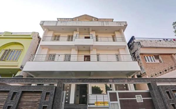 På bildet vises objektet KK Guest House som ligger i byen Lucknow.