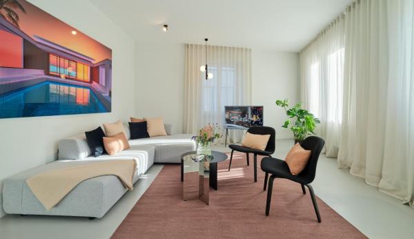 På billedet ses objektet High-End einmaliges Townhouse - bis 6 Personen - Wittlich - Top Lage im Zentrum beliggende i byen Wittlich.