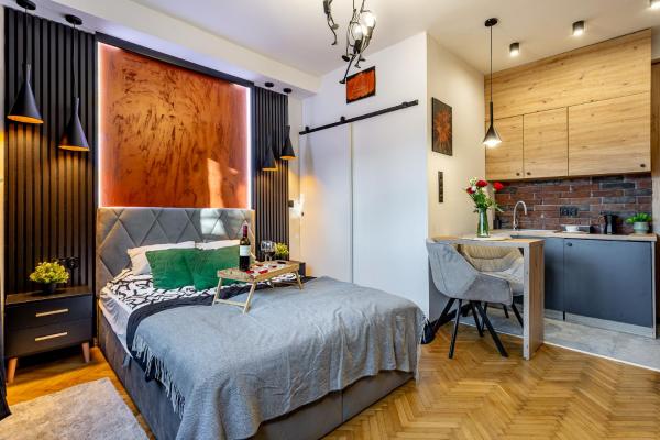 A la foto es mostra l'objecte Stylowy apartament w centrum Ełku situat a la ciutat de Ełk.