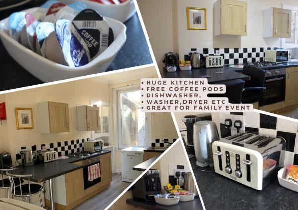 A la foto es mostra l'objecte Beach & City Access - 2 Floors, Full Kitchen, Free Parking situat a la ciutat de Methil.