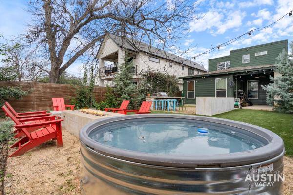A la foto es mostra l'objecte Stylish Retreat w Outdoor Oasis in Heart of Austin situat a la ciutat de Austin.
