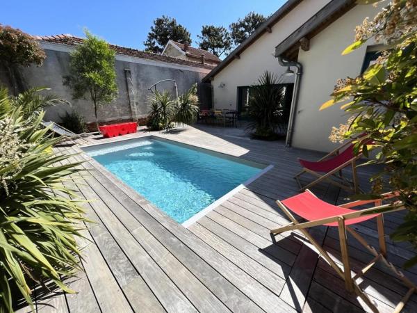 Résidence 023-soulac Sur Mer - 023 - Magnifique Villa En Duplex Avec Piscine En Plein Cœur De La Station De Soulac/mer Mae-6041 - Soulac-sur-Mer