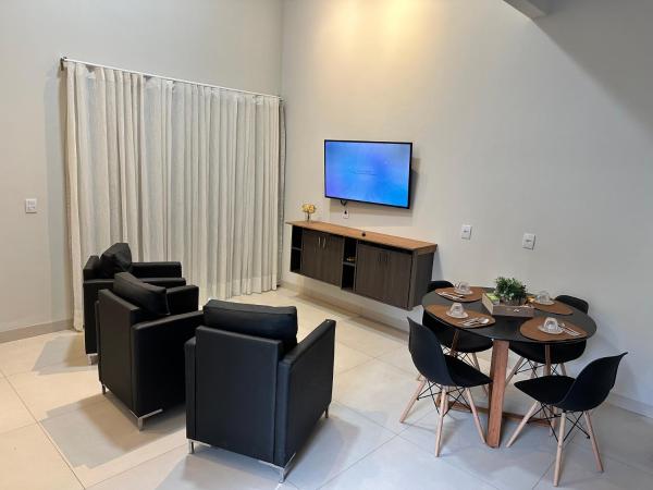 A la foto es mostra l'objecte Casa 2 quartos, completa, com churrasqueira e garagem - Villa Bella situat a la ciutat de Nova Mutum.
