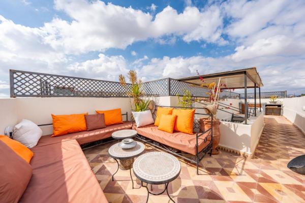 Auf dem Foto ist das Objekt Little Riad 3 Rooms - Top emplacement 5 minuts from Place Jemaa el fna & souk in der Stadt Marrakesch zu sehen.