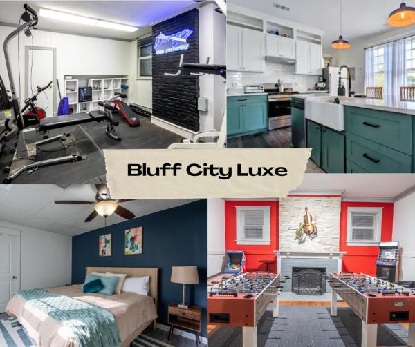 The photo shows the Bluff City Luxe located in the city of Memphis.