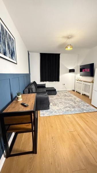 Na fotografii je vidět objekt COZY apartment in the heart of Kelham Island 1BR plus sofa bed nacházející se ve městě Sheffield.