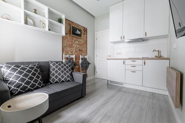 A la foto es mostra l'objecte Tiny apartment in Vilnius situat a la ciutat de Vílnius.