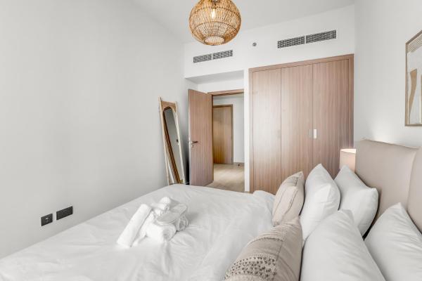 På billedet ses objektet Elegant 1-Bedroom Home in Dubai beliggende i byen Dubai.
