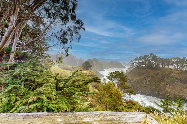 Oceanfront Elk House Bluff View Deck Near Beach
