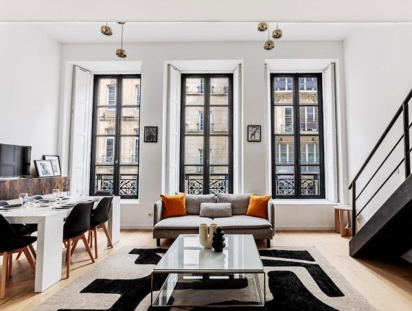 Beautiful Loft Duplex 6P AC Heart of Marais, Paříž