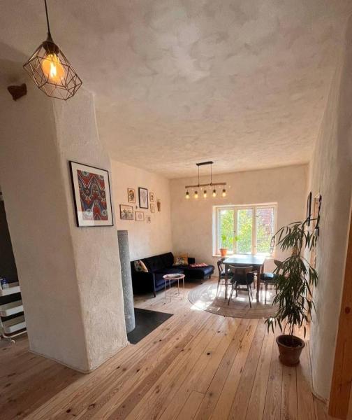 A la foto es mostra l'objecte Nachhaltige Wohnung im Seenland situat a la ciutat de Cantnitz.